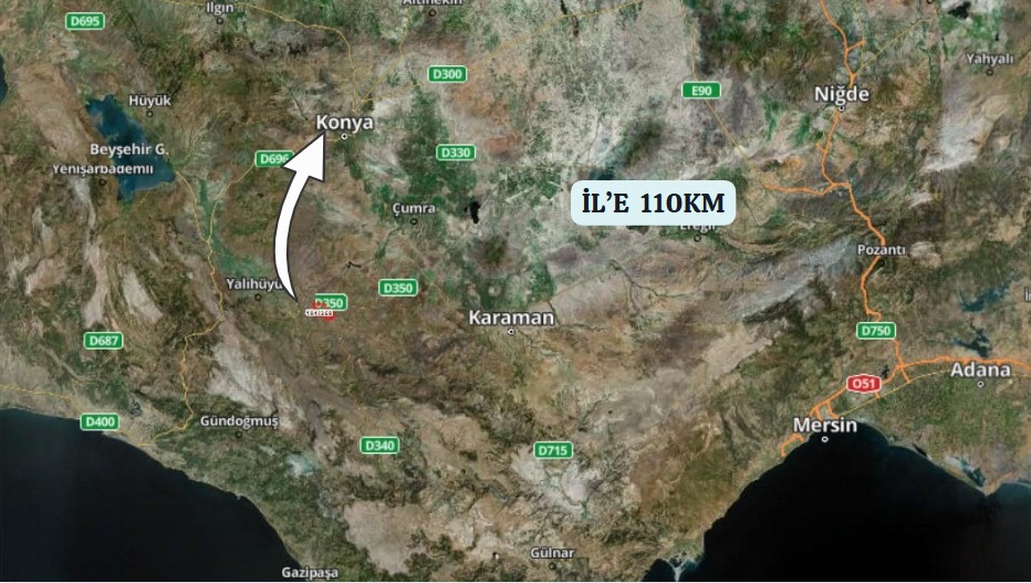 KONYA BOZKIR HACILAR KÖYÜNDE 236 M2 BAĞ SATILIKTIR. - KONYA BOZKIR fotoğraf 6
